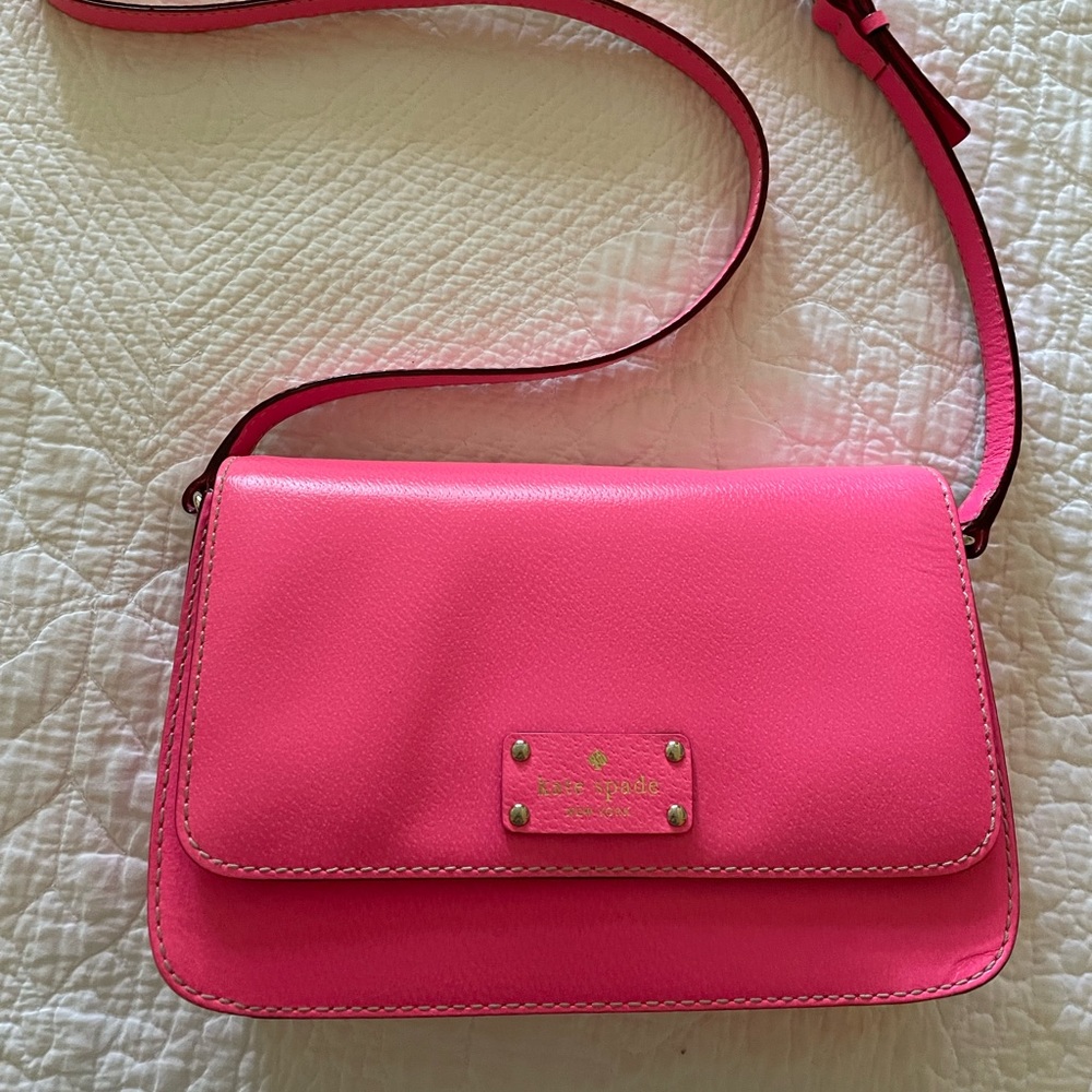 Kate Spade Wellesley Flynn Crossbody Bag Hot Pink
